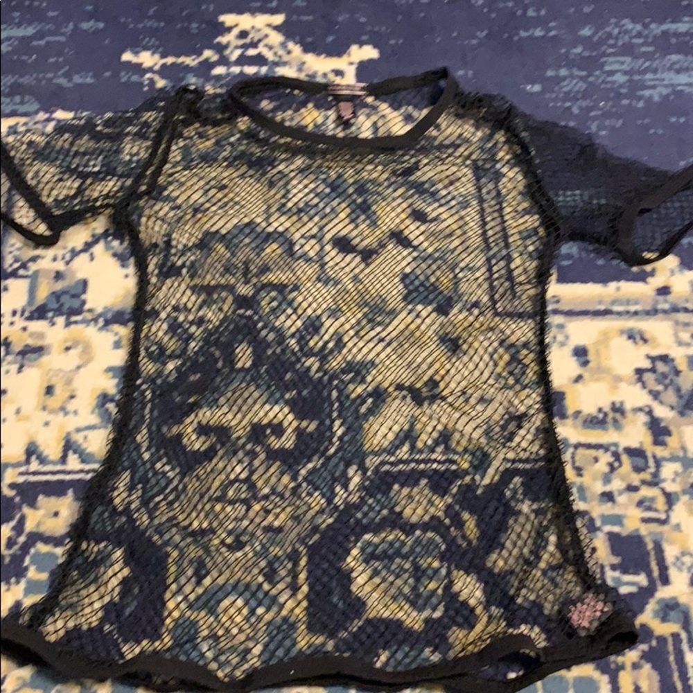 Victoria’s Secret black mesh tee